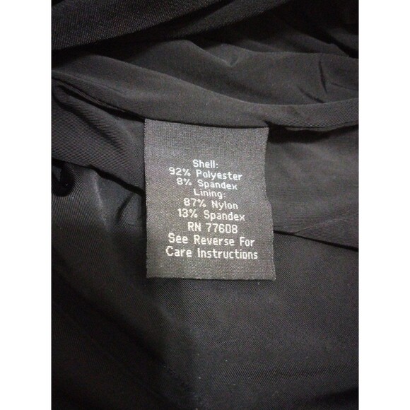 J. Peterman size 6 Dress -Black Cap Sleeve - Picture 6 of 7